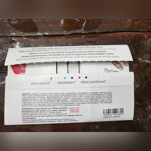 👸💅 NWT Color Street Nail Strips-Packaged Opened- Juneau the Drill - Picture 2 of 10